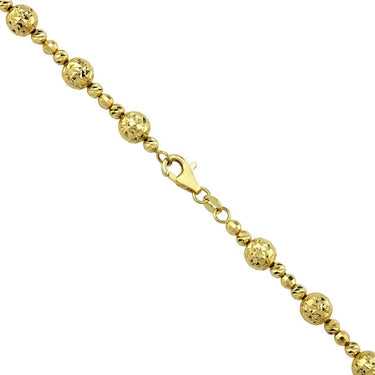 14k Yellow Gold Fancy Chain 6 mm